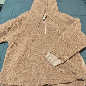 Victoria's Secret Tan Sherpa Pullover